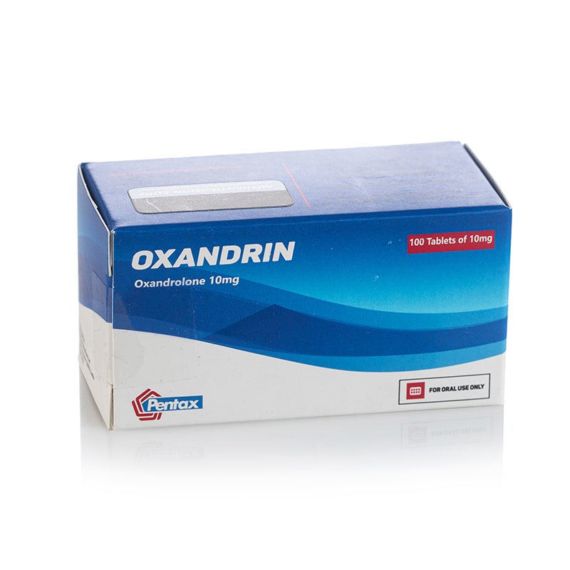 Oxandrin - 100 tablets × 10 mg (tablets) product packaging
