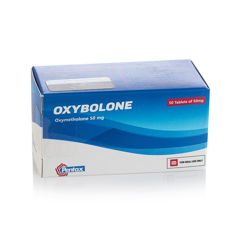 Oxybolone - 50 tablets × 50 mg (tablets) product packaging