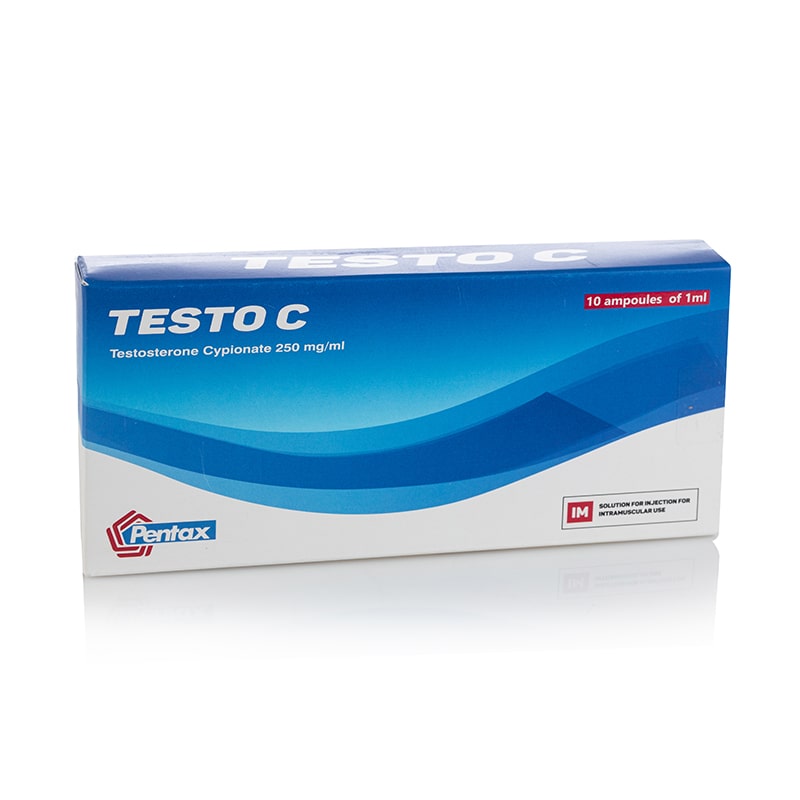 Testo C - 10 ampoules × 1 ml (solution for injection) product packaging