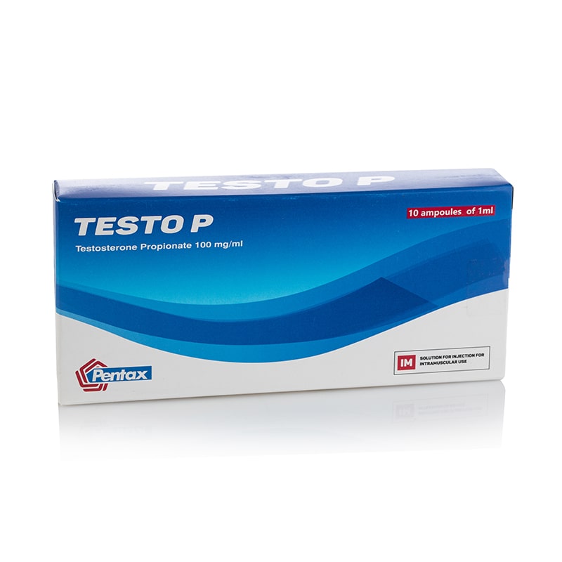 Testo P - 10 ampoules × 1 ml (solution for injection) product packaging